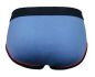 Preview: 33200 | Pfeilring Feinripp Herren Slip jeansblau mit Eingriff