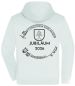 Preview: JN 756 | Men's Promo Zip Hoody weiss incl. Druck vorne und hinten