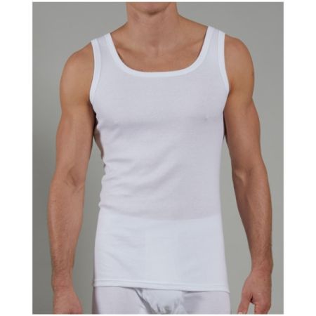 Preview: 26-5008-101 | Ceceba Feinripp Herren Unterhemd weiss 2-er Pack TANK TOP