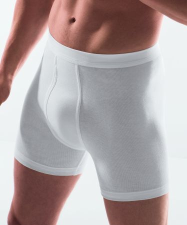 600-320 | Esge Herren Unterhose kurz Feinripp weiss