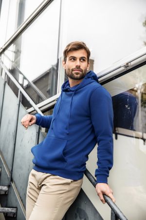 Preview: JN 796 | Mens' Promo Hoody schwarz incl. Druck vorne und hinten