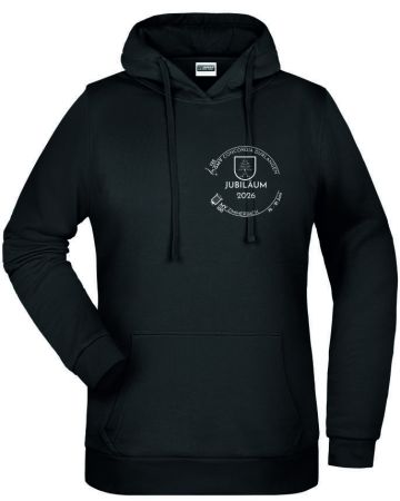 JN 795 | Ladies' Promo Hoody schwarz incl. Druck vorne und hinten