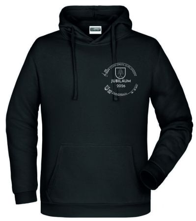 JN 796 | Mens' Promo Hoody schwarz incl. Druck vorne und hinten