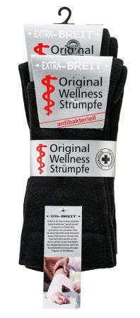 Preview: 2161 | "Extra-Breit" Antibakterielle Wellnesssocken mit Polstersohle