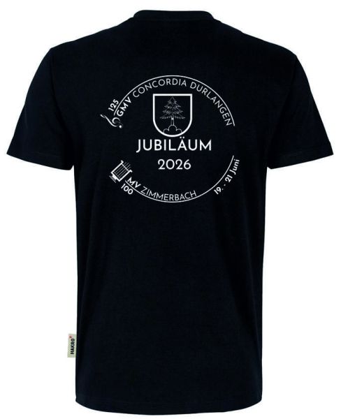 No. 226 | Hakro V-Shirt Classic schwarz incl. Druck vorne und hinten