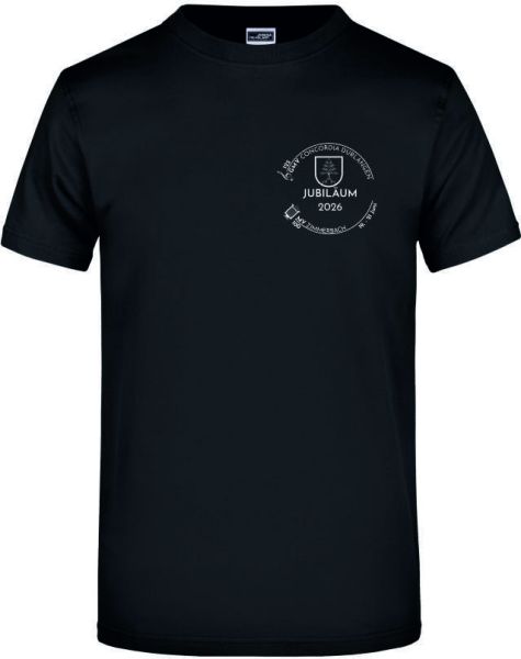 JN 002 | Komfort-T-Shirt aus strapazierfähigem Single Jersey schwarz