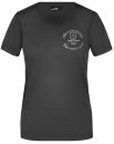 JN 901 | Ladies' Basic-T schwarz incl. Druck vorne und hinten