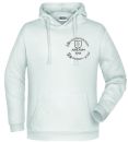 JN 796 | Mens' Promo Hoody weiss incl. Druck vorne und hinten